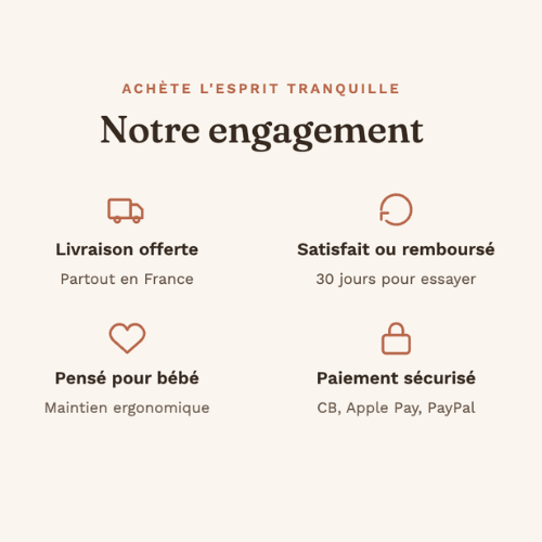 Noola – Porte-bébé de hanche ergonomique