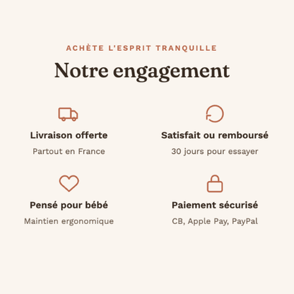 Noola – Porte-bébé de hanche ergonomique