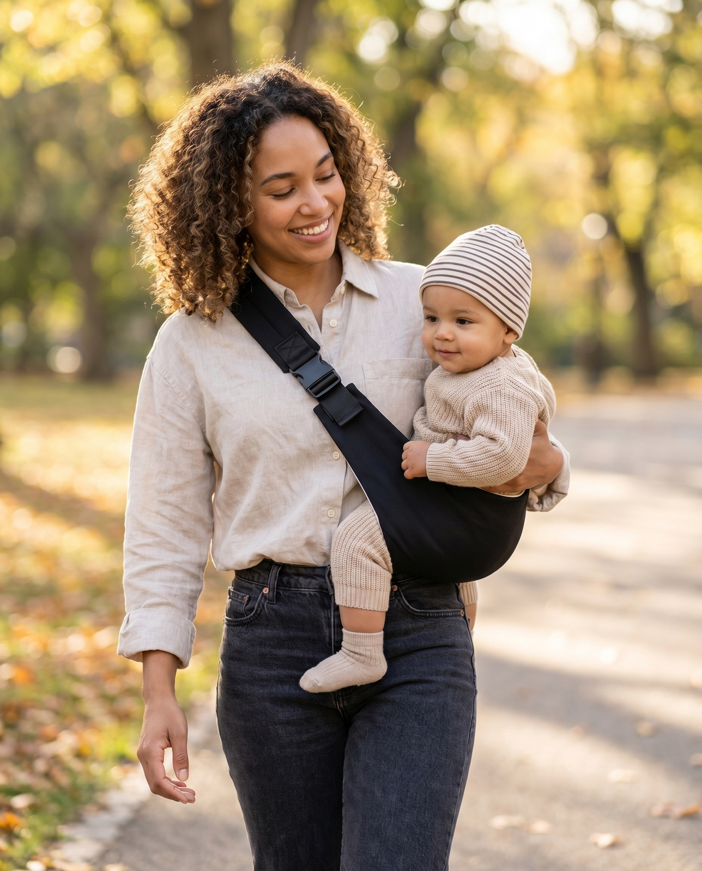 Noola – Porte-bébé de hanche ergonomique